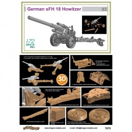 D7675 1:72 GERMAN s.FH.18...