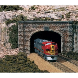 WC1257  HO Cut Stone Double Portal