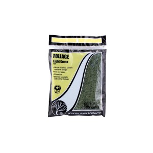 WF51  LISTOWIE - LIGHT GREEN (BAG 585 cm2)