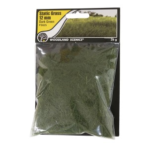 WFS625 12mm Trawa Statyczna Ciemna Zieleń