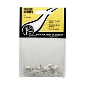 WS32  Broken Stumps 14/Pkg