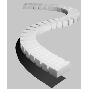 WST1407 1" Risers - wzniesienie torowiska