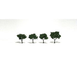 WTR1504  REALISTIC TREES- 2-3" Med Gr 4/Pk