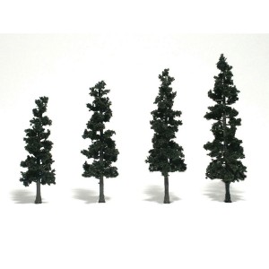 WTR1561  REALISTIC TREES- 4-6" Pine 4/Pk
