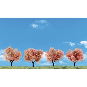 WTR3593 DRZEWKA - Flowering Trees 4 szt.