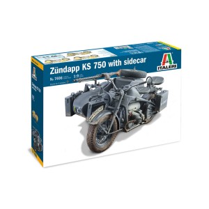 I7406 1:9 WWII: ZUNDAPP KS 750 w/SIDE CAR