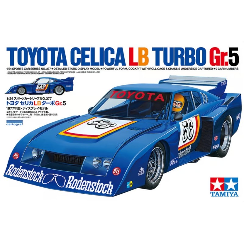 Tamiya 24377 1/24 Toyota Celica LB Turbo GR.5