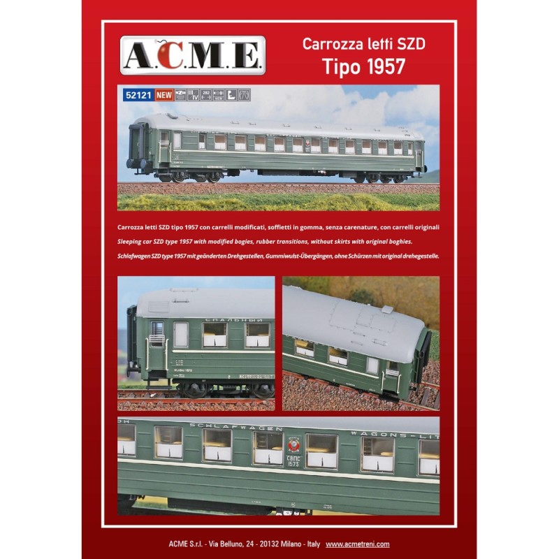 AC52121 1:87 WAGON SYPIAL. SZD,type 1957,EP.III/IV