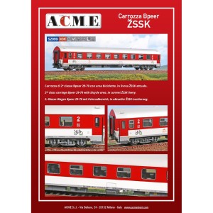 AC52999 1:87 WAGON 2 kl.,Bpeer 29-70,ZSSK,rowerowy