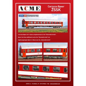 AC52976 1:87 WAGON Bpeer, 2 kl, “Slovenská strela”