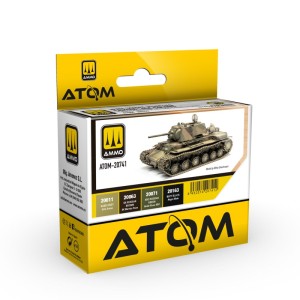 AMIG20741 ZESTAW ATOM: WWII Soviet Vehicles Camouf