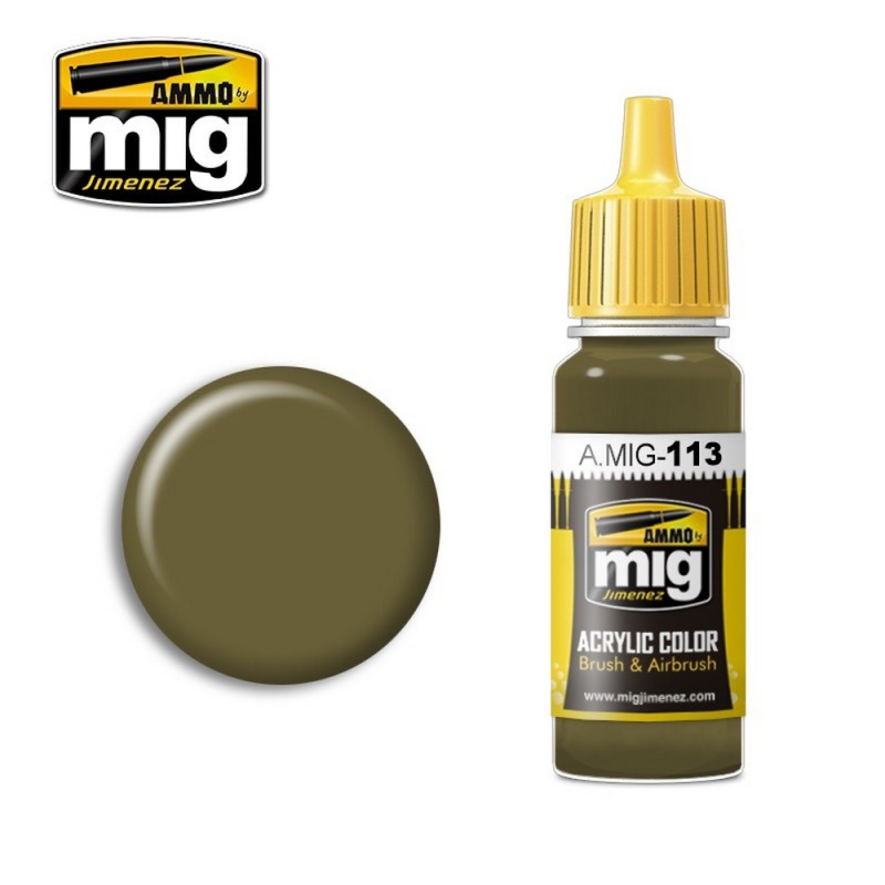 AMIG0113 FARBA: KHAKI GREEN No3 (BRITISH 1939-42)