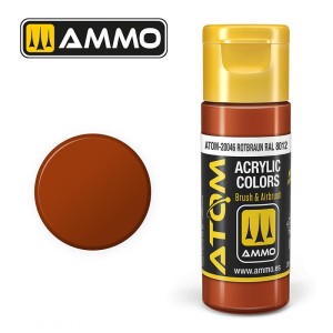 AMIG20046 ATOM COLOR: Rotbraun RAL 8012