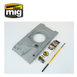 AMIG2035 ANTI-SLIP PASTE - BROWN COLOR FOR 1/35