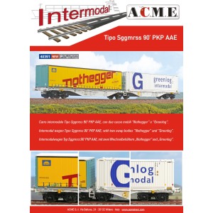 AC40391 1:87 WAG.PLATF.,Sggmrss 90, AAE, 2x cont. 