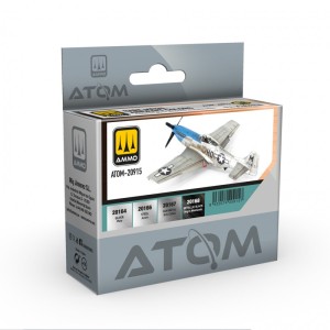 AMIG20915 ZESTAW ATOM: Bare Metal Aircraft Colors