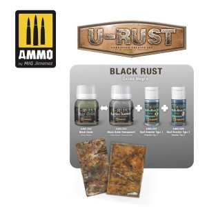 AMIG2253 RDZA: U-RUST BLACK OXIDE TRANSPARENT