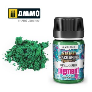 AMIG3048 PIGMENT: METALLIC GREEN