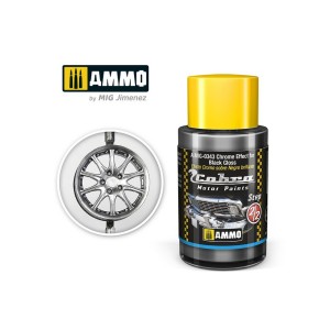 AMIG0343 FARBA: COBRA MOT. CHROME EFFECT BLACK GL.