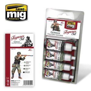 AMIG7021 ZESTAW: GERMAN FIELD GREY UNIFORMS