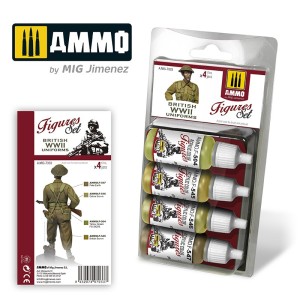 AMIG7033 ZESTAW: BRITISH UNIFORMS WWII SET