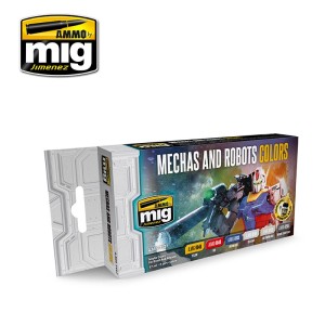 AMIG7127 ZESTAW: ROBOTS & MECHAS COLORS