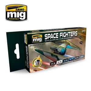AMIG7131 ZESTAW: SPACE FIGHTERS SCI-FI COLORS