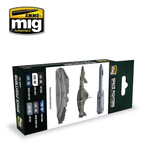 AMIG7131 ZESTAW: SPACE FIGHTERS SCI-FI COLORS