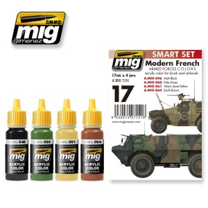 AMIG7151 ZESTAW: MODERN FRENCH ARMED FORCES COLORS