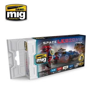 AMIG7153 ZESTAW: SPACE LEGIONS COLOR SET