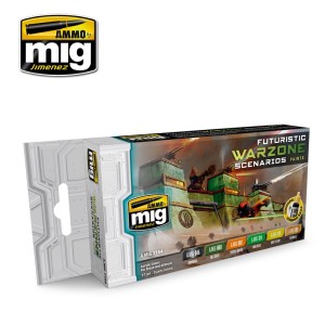 AMIG7154 ZESTAW: FUTURISTIC WARZONE SCENARIOS COL.