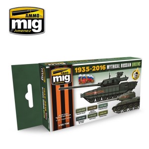 AMIG7160 ZESTAW: MYTHICAL RUSSIAN GREEN 1935-2016