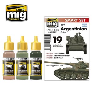 AMIG7167 ZESTAW: AFV ARGENTINIAN COLORS
