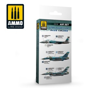 AMIG7235 ZESTAW: USAF AGGRESSORS BLUE COLORS