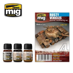 AMIG7403 ZESTAW: RUSTY VEHICLES
