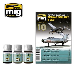 AMIG7423 ZESTAW: METALLIC AIR PLANES & JETS