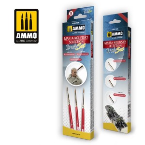AMIG7609 ZESTAW: Marta Kolinsky Selection Brush Se