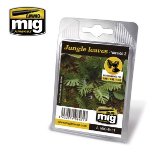 AMIG8461 ROŚLINY: JUNGLE LEAVES (VERSION 2)