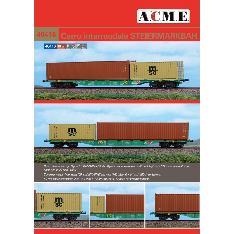 AC40416 1:87 WAG.KONT.,typ Sgnss, STB,HC 40+MSC 20