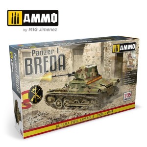 AMIG8506 1:35 Panzer I Breda, Span.Civil War 36-39