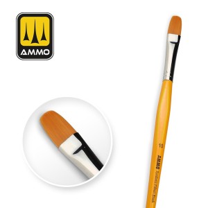 AMIG8589 10 SYNTHETIC Filbert Brush with T-Handle