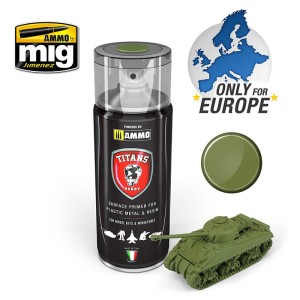 AMIGTTH108 TITANS HOBBY: MILITARY GREEN MATT PRIME