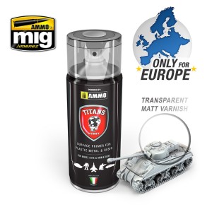 AMIGTTH110 TITANS HOBBY: TRANSPARENT MATT VARN/BAS