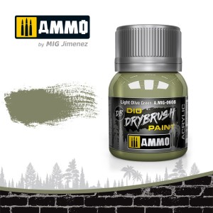 AMIG0608 FARBA: DRYBRUSH Light Olive Green