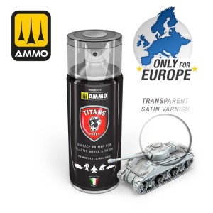 AMIGTTH121 TITANS HOBBY: TRANSPARENT SATIN VARNISH