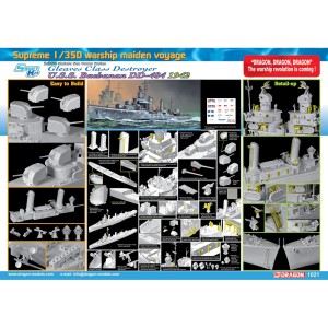 D1021 1:350 U.S.S. BUCHANAN DD-484, 1942