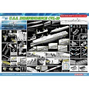 D1024 1:350 USS INDEPENDENCE CVL-22