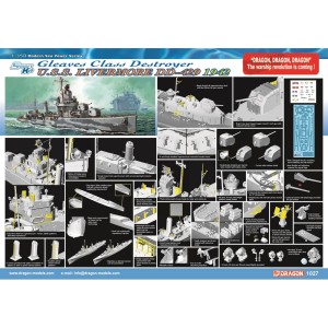 D1027 1:350 U.S.S. LIVERMORE DD-429