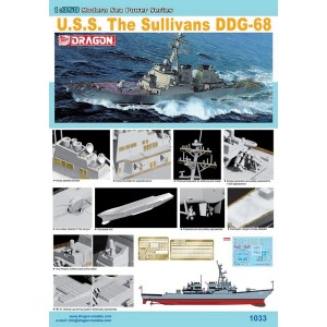 D1033 1:350 USS THE SULLIVANS DDG-68