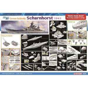 D1036 1:350 SCHARNHORST 1941